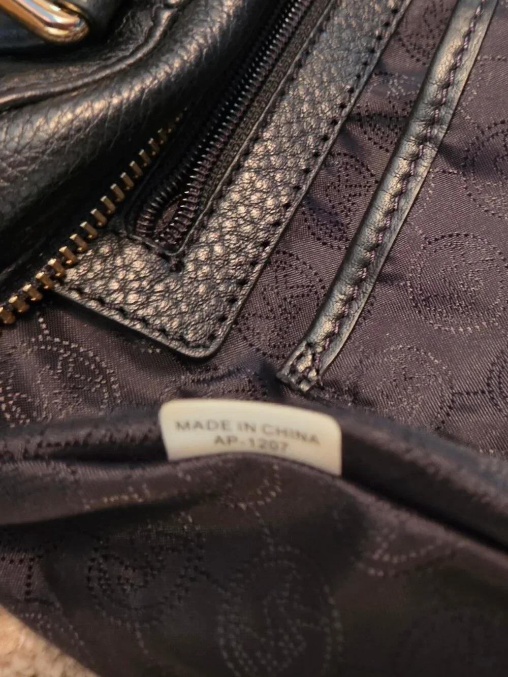 NWT & Dust Bag Black Michael kors  LG Bedford Leather Bowling Satchel Purse
